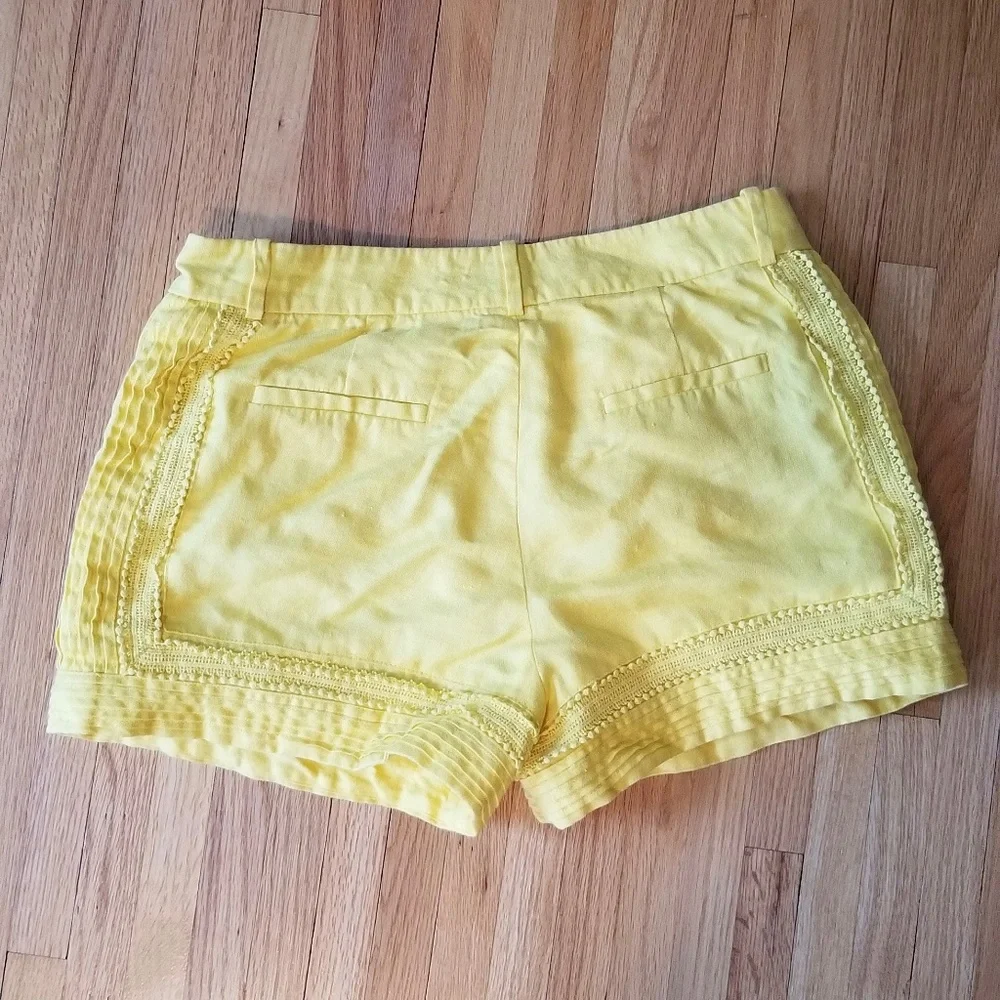 🪩 Yellow J. Crew Shorts sz 8